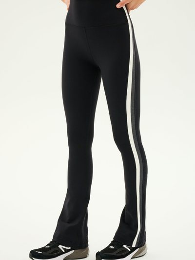 Splits59 Raquel High Waist Flared Legging - Black/White/Heather Grey