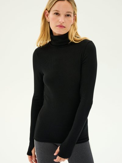 Splits59 Jackson Rib Full Length Turtleneck - Black