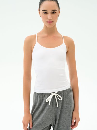 Splits59 Loren Seamless Waist Length Tank - White