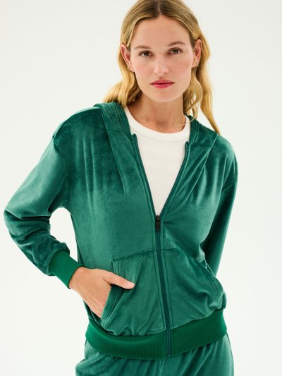 Splits59 Rhys Velour Zip Up Hoodie