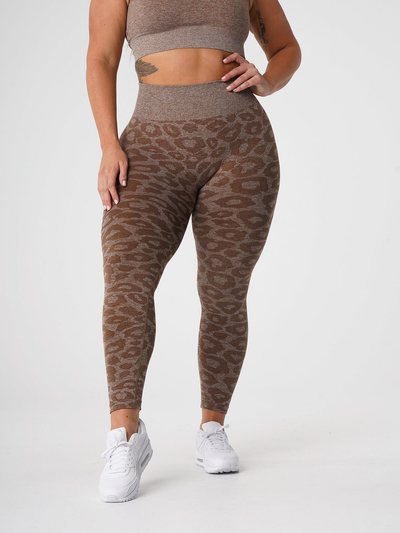 Nvgtn Mocha Leopard Seamless Leggings