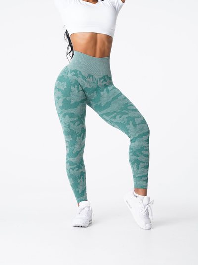 Nvgtn Forest Green Camo Seamless Leggings
