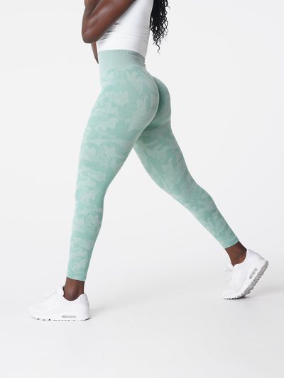Nvgtn Sage Green Camo Seamless Leggings