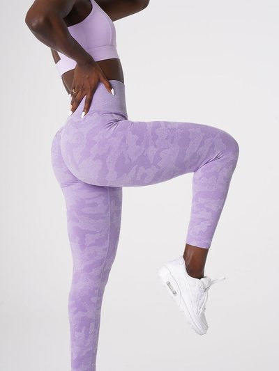 Nvgtn Lilac Camo Seamless Leggings