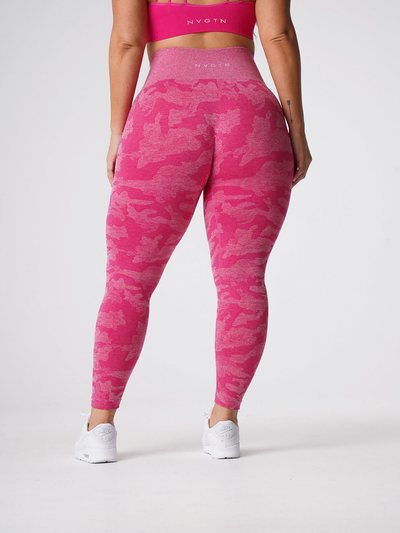 Nvgtn Fuchsia Camo Seamless Leggings