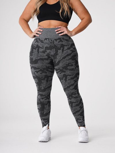 Nvgtn Black Camo Seamless Leggings