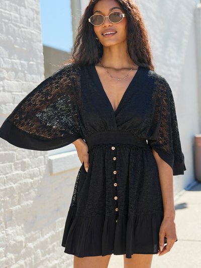 Pinklily Riverly Black Lace Dress SALE