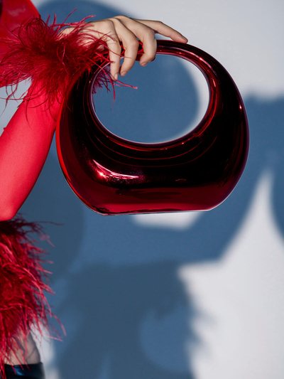 Shopakira CHERRY ON TOP CHROME PURSE