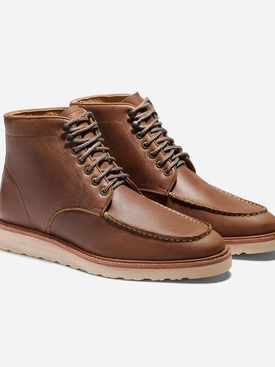 Nisolo Mateo Moc Toe Boot Tobacco