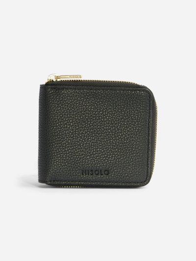 Nisolo Remi Zip Wallet Black