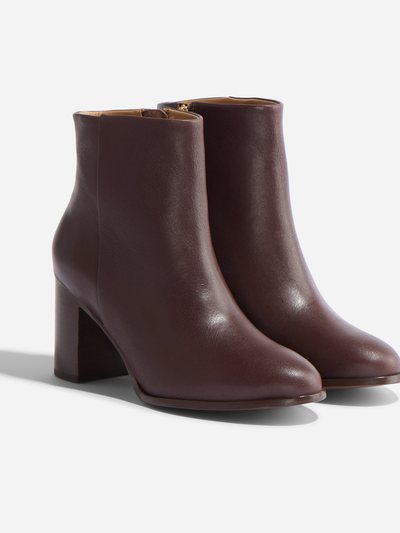 Nisolo Lia Heeled Bootie Wine