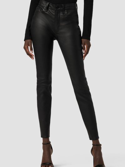 Hudsonjeans Barbara High-Rise Super Skinny Ankle Leather Pant