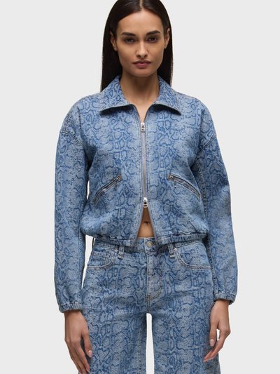 Hudsonjeans Cropped Zip Up Jacket