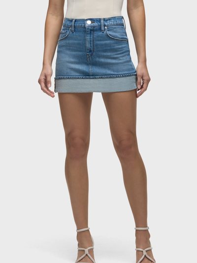 Hudsonjeans Cuff Mini Skirt
