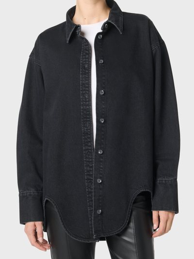 Hudsonjeans Denim Shirt With Hem Detail