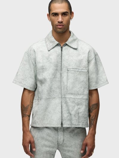 Hudsonjeans Short Sleeve Zip Shirt