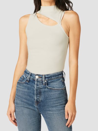 Hudsonjeans Mock Neck Cut Out Tank
