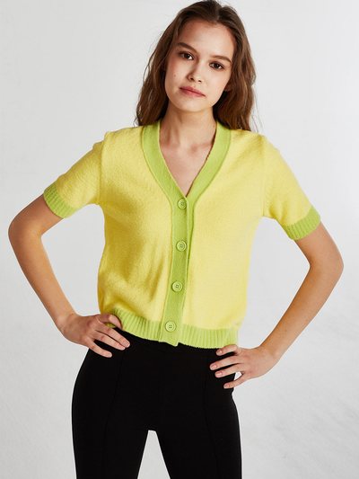 Storets Lucy Contrast Trim Cardigan