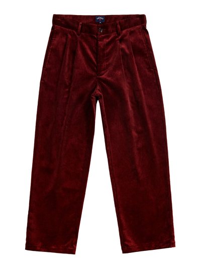 Noahny Double-Pleat Corduroy Trousers