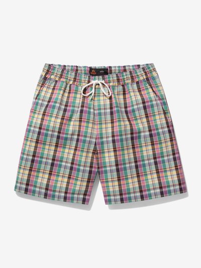 Noahny Madras Drawstring Shorts