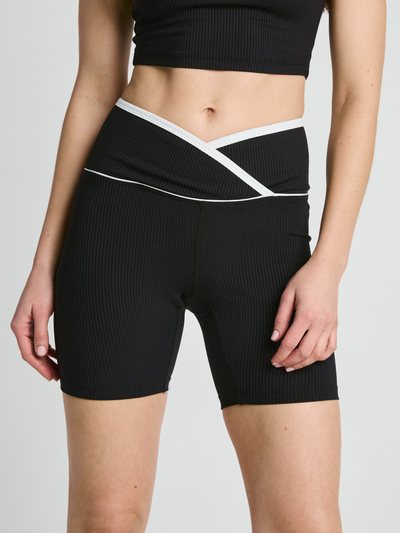 Yearofours Ribbed Two Tone Veronica Short