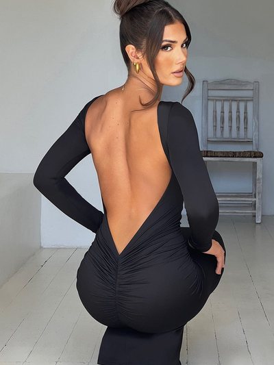 Babyboofashion Rameesha Maxi Dress - Black