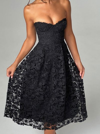 Babyboofashion Ishani Midi Dress - Black
