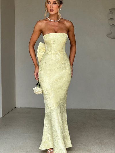 Babyboofashion Felicity Maxi Dress - Lemon