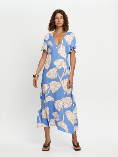Kivari Ilana Sleeved Midi Dress