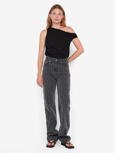 Becandbridge GALE JEAN - SILVER GREY PINSTRIPE