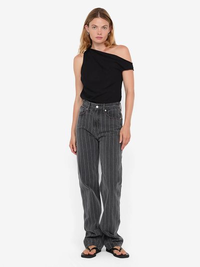 Becandbridge RHONE DRAPE TOP - BLACK