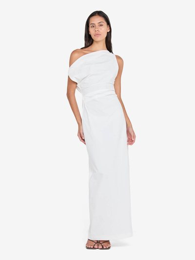 Becandbridge ANGELINA ASYM MAXI DRESS - IVORY