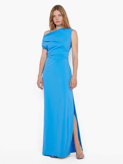 Becandbridge ANGELINA ASYM MAXI DRESS - MID BLUE