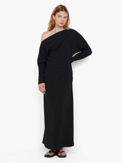 Becandbridge OTTIE ASYM MAXI DRESS - BLACK