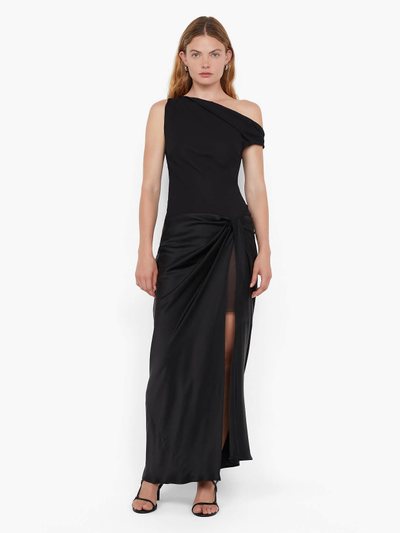 Becandbridge RHONE ASYM MAXI DRESS - BLACK