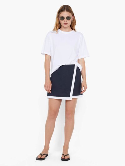 Becandbridge ELYCE MINI SKIRT - INK/WHITE