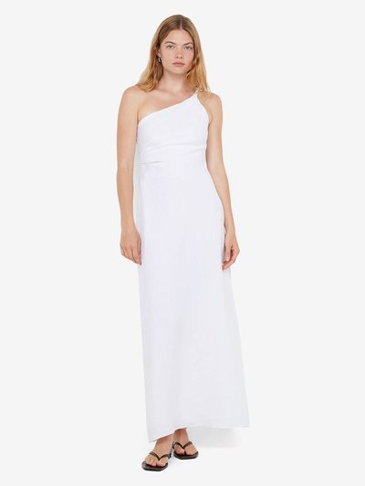 Becandbridge MELANIE ASYM MAXI DRESS - WHITE