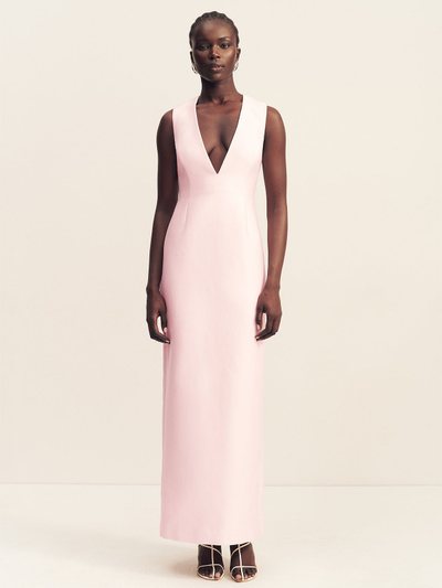 Shonajoy OTIS PLUNGED FITTED MAXI DRESS - FAIRYFLOSS