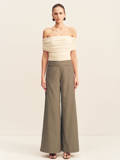 Shonajoy ASHER WIDE LEG PANT - ROCK