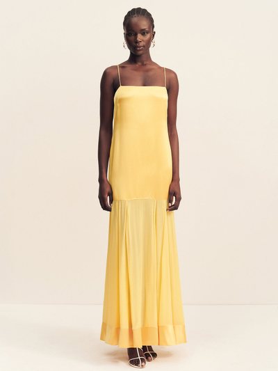 Shonajoy MORAYA DROPPED WAIST MAXI DRESS - SOLEIL