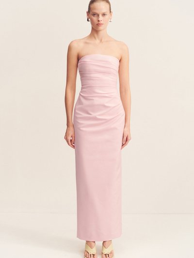 Shonajoy LANI STRAPLESS DRAPED MAXI DRESS - FAIRYFLOSS