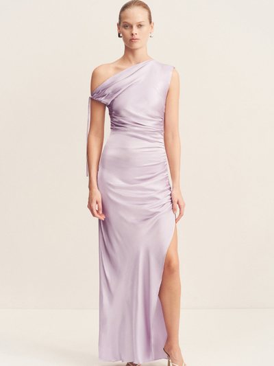 Shonajoy LA LUNE GATHERED MAXI DRESS - LILAC