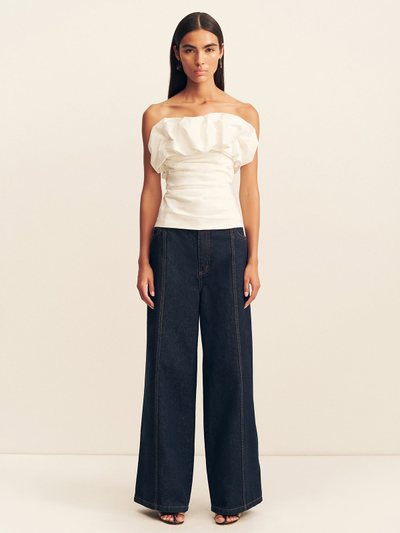 Shonajoy CAMPBELL STRAPLESS BUBBLE TOP - IVORY