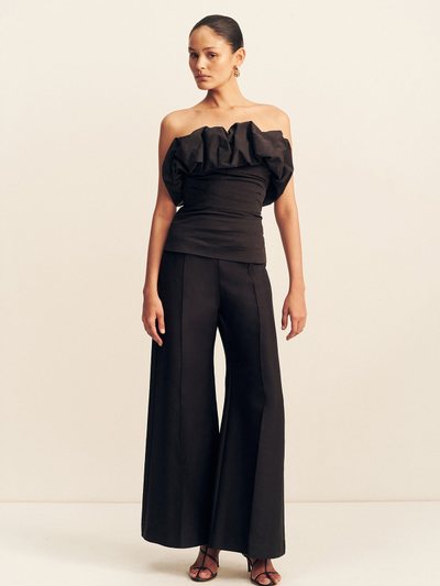 Shonajoy CAMPBELL STRAPLESS BUBBLE TOP - BLACK