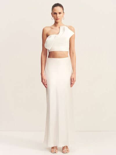 Shonajoy OTIS TWIST KNOT TOP - IVORY