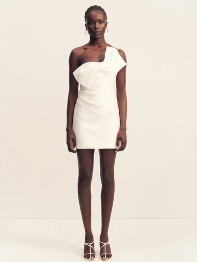 Shonajoy OTIS TWIST KNOT MINI DRESS - IVORY