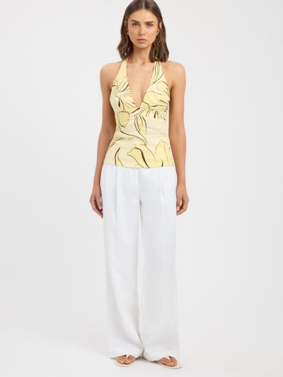 Kookai Bloom Tie Back Top