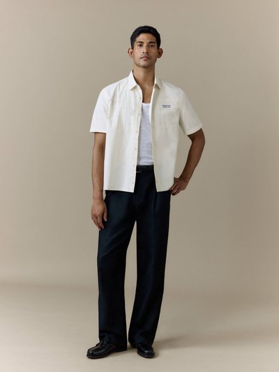 Percivalclo Harlow Boxy Shirt | Cotton | Cream
