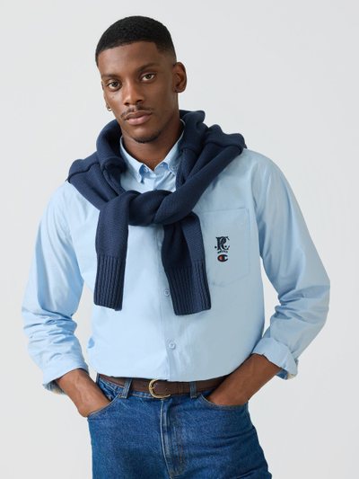 Percivalclo Relaxed Oxford Shirt | Champion x Percival | Blue