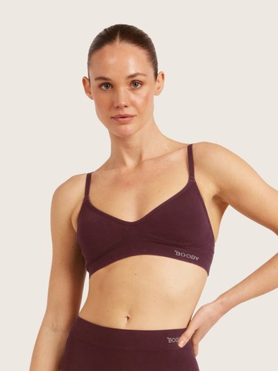 Boody Wireless T-Shirt Bra - Mulberry